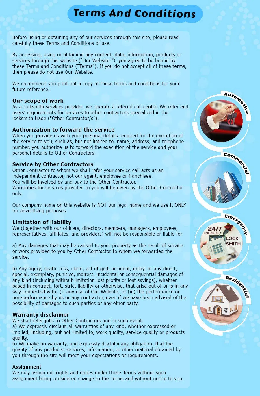 Lock Locksmith Services Indianapolis, IN 317-975-2287